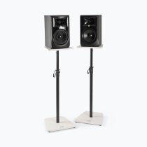 Wood Studio Monitor Stands (White, Pair)