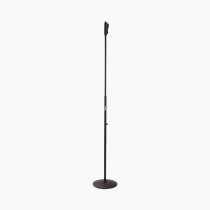 Production-Grade One-Handed Mic Stand with Round Base